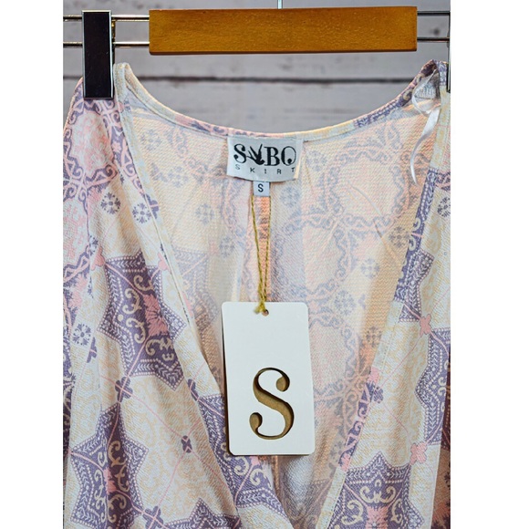 Long-Sleeve Oversized Sabo Skirt Dress - Picture 5 of 6